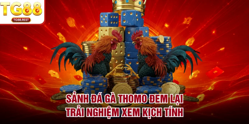 Sảnh đá gà Thomo đem lại trải nghiệm xem kịch tính